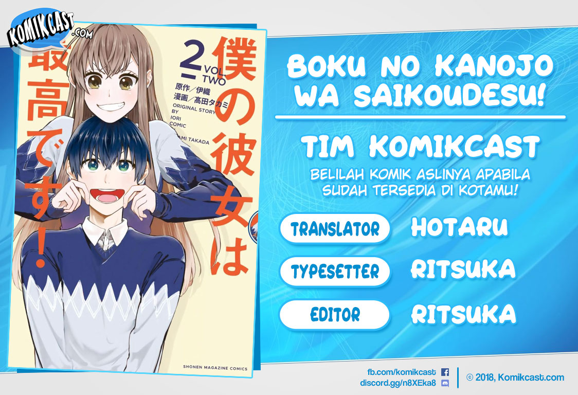 Boku no Kanojo wa Saikou desu! Chapter 22 Bahasa Indonesia